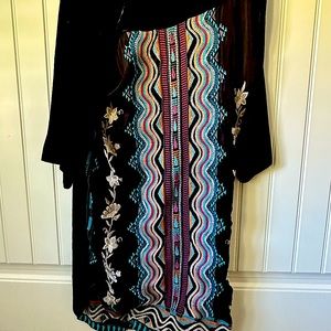 Johnny Was tunic velour. Size XL good cond.